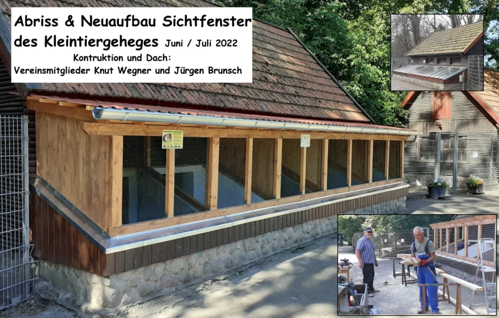 2022 Umbau Meerschweinchenhaus